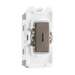 BG Black Nickel 20A 2 Way Key Grid Switch RBN12KY