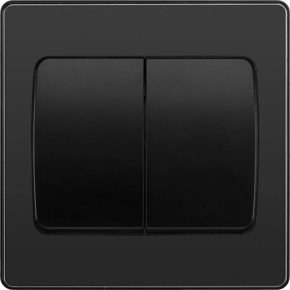 BG Evolve Black Chrome 2G 2W Wide Rocker Light Switch PCDBC42WB 3 BG Evolve Black Chrome 2G 2W Wide Rocker Light Switch PCDBC42WB
