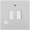 BG Evolve Brushed Steel 13A Switched Spur With LED And Flex Outlet PCDBS52W 1 BG Evolve Brushed Steel 13A Switched Spur With LED And Flex Outlet PCDBS52W -RS Electrical Supplies bg evolve brushed steel 13a switched spur with led and flex outlet pcdbs52w