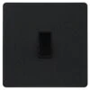 BG Evolve Matt Black 1G 2W Light Switch PCDMB12B 1 BG Evolve Matt Black 1G 2W Light Switch PCDMB12B -RS Electrical Supplies bg evolve matt black 1g 2w light switch pcdmb12b