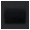 BG Evolve Matt Black 1G 2W Wide Rocker Light Switch PCDMB12WB -RS Electrical Supplies bg evolve matt black 1g 2w wide rocker light switch pcdmb12wb