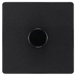BG Evolve Matt Black 1G Dimmer Switch PCDMB81B