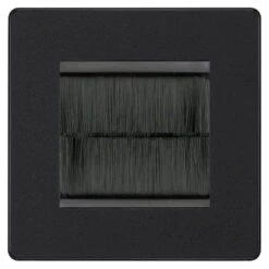 BG Evolve Matt Black 2G Cable Brush Outlet PCDMB2GBRB