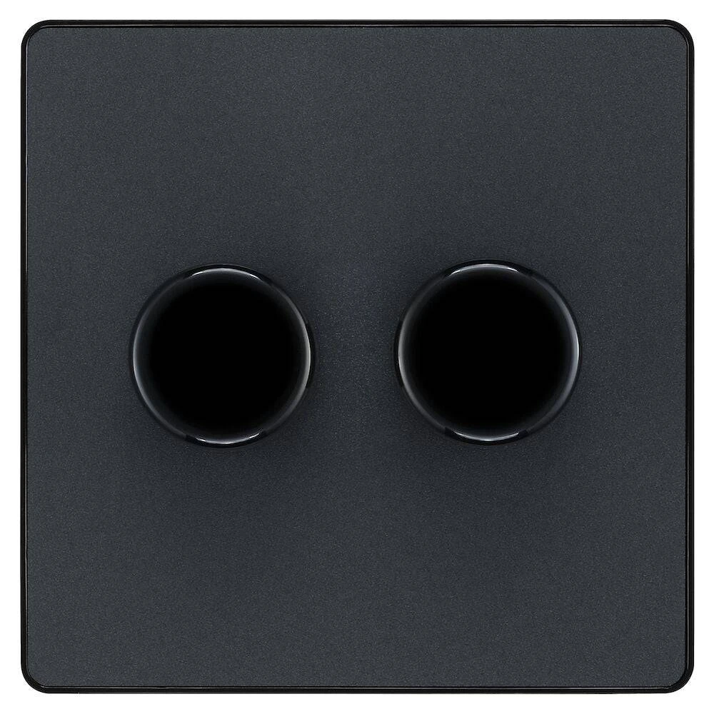 BG Evolve Matt Grey 2G Dimmer Switch PCDMG82B 3 BG Evolve Matt Grey 2G Dimmer Switch PCDMG82B