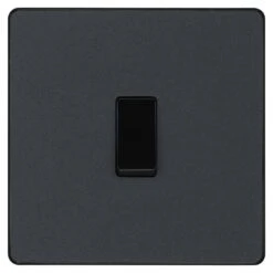 BG Evolve Matt Grey Intermediate Light Switch PCDMG13B