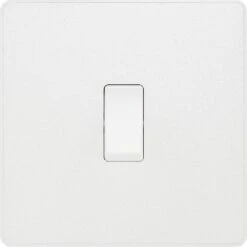 BG Evolve Pearl White 1G 2W Light Switch PCDCL12W