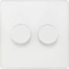 BG Evolve Pearl White 2G Dimmer Switch PCDCL82W 2 BG Evolve Pearl White 2G Dimmer Switch PCDCL82W -RS Electrical Supplies bg evolve pearl white 2g dimmer switch pcdcl82w