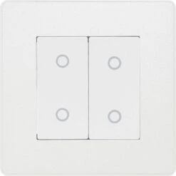 BG Evolve Pearl White 2G Secondary Touch Dimmer Switch PCDCLTDS2W