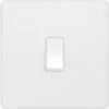 BG Evolve Pearl White Intermediate Light Switch PCDCL13W -RS Electrical Supplies bg evolve pearl white intermediate light switch pcdcl13w