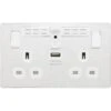 BG Evolve Pearl White WiFi Extender With 13A Double USB Socket PCDCL22UWRW 2 BG Evolve Pearl White WiFi Extender With 13A Double USB Socket PCDCL22UWRW -RS Electrical Supplies bg evolve pearl white wifi extender with 13a double usb socket pcdcl22uwrw