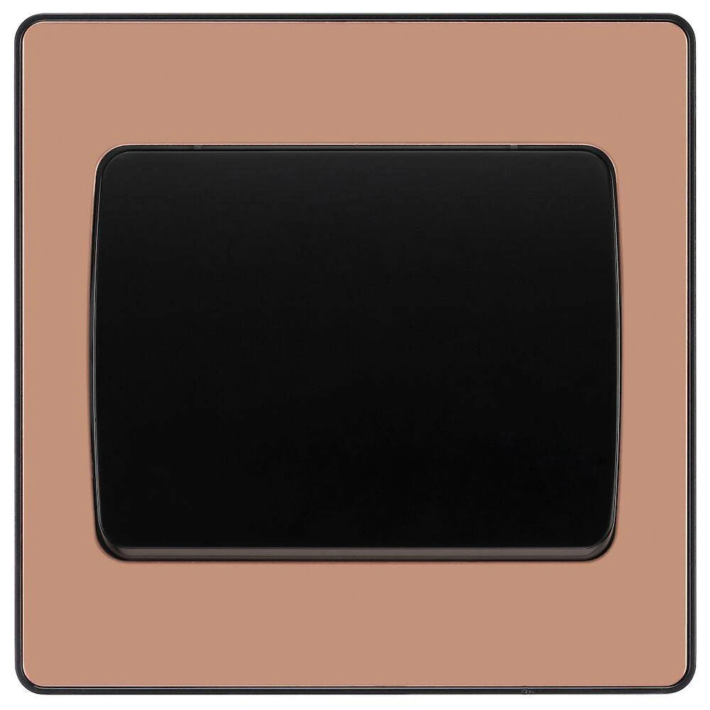 BG Evolve Polished Copper 1G 2 Way Wide Rocker Light Switch PCDCP12WB 3 BG Evolve Polished Copper 1G 2 Way Wide Rocker Light Switch PCDCP12WB