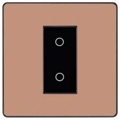 BG Evolve Polished Copper 1G Master Touch Dimmer Switch PCDCPTDM1B