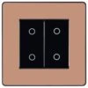 BG Evolve Polished Copper 2G Master Touch Dimmer Switch PCDCPTDM2B -RS Electrical Supplies bg evolve polished copper 2g master touch dimmer switch pcdcptdm2b