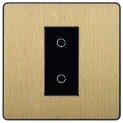 BG Evolve Satin Brass 1G Secondary Touch Dimmer Switch PCDSBTDS1B