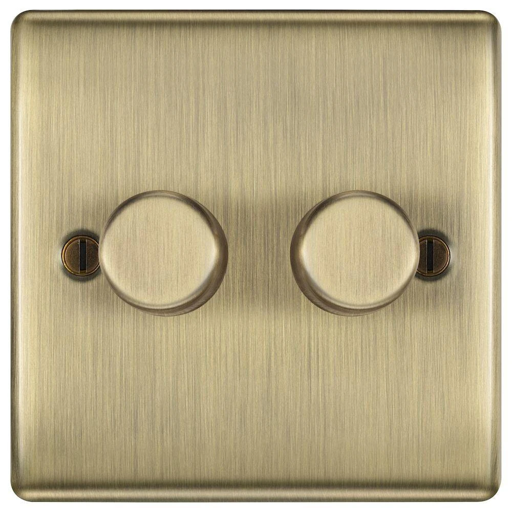 BG Nexus Metal Antique Brass 2G Dimmer Switch NAB82 3 BG Nexus Metal Antique Brass 2G Dimmer Switch NAB82