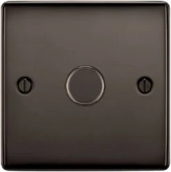 BG Nexus Metal Black Nickel 1G Dimmer Switch NBN81