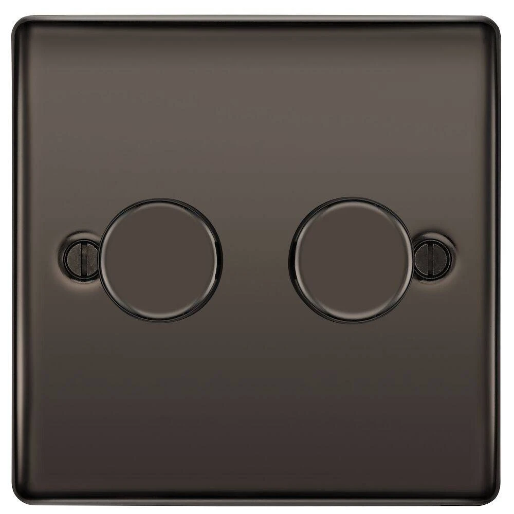 BG Nexus Metal Black Nickel 2G Dimmer Switch NBN82 3 BG Nexus Metal Black Nickel 2G Dimmer Switch NBN82