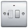 BG Nexus Metal Polished Chrome 13A Switched Spur With Neon NPC52 -RS Electrical Supplies bg nexus metal polished chrome 13a switched spur with neon npc52