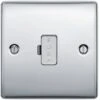 BG Nexus Metal Polished Chrome 13A Unswitched Spur NPC54 -RS Electrical Supplies bg nexus metal polished chrome 13a unswitched spur npc54