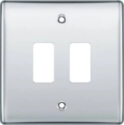 BG Nexus Metal Polished Chrome 2G Grid Plate RNPC2