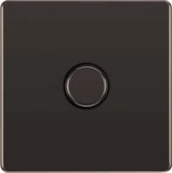 BG Nexus Screwless Black Nickel 1G Dimmer Switch FBN81