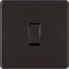 BG Nexus Screwless Black Nickel Intermediate Light Switch FBN13 2 BG Nexus Screwless Black Nickel Intermediate Light Switch FBN13 -RS Electrical Supplies bg nexus screwless black nickel intermediate light switch fbn13
