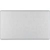 BG Nexus Screwless Brushed Steel Double Blank Plate FBS95 1 BG Nexus Screwless Brushed Steel Double Blank Plate FBS95 -RS Electrical Supplies bg nexus screwless brushed steel double blank plate fbs95