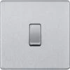 BG Nexus Screwless Brushed Steel Intermediate Light Switch FBS13 2 BG Nexus Screwless Brushed Steel Intermediate Light Switch FBS13 -RS Electrical Supplies bg nexus screwless brushed steel intermediate light switch fbs13