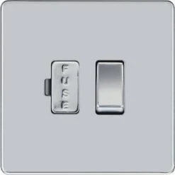 BG Nexus Screwless Polished Chrome 13A Switched Spur FPC50