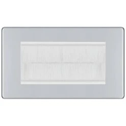 BG Nexus Screwless Polished Chrome 4G Cable Brush Outlet FPCEMR4BRW