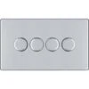 BG Nexus Screwless Polished Chrome 4G Dimmer Switch FPC84 1 BG Nexus Screwless Polished Chrome 4G Dimmer Switch FPC84 -RS Electrical Supplies bg nexus screwless polished chrome 4g dimmer switch fpc84