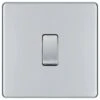BG Nexus Screwless Polished Chrome Intermediate Light Switch FPC13
