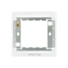 BG Screwless Flat Plate 1-2 Gang Grid Frame RFR12FP -RS Electrical Supplies bg screwless flat plate 1 2 gang grid frame rfr12fp