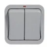 BG Storm Weatherproof 2G 2W Light Switch WP42