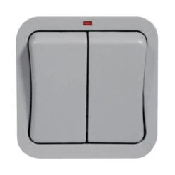 BG Storm Weatherproof 2G 2W Light Switch WP42