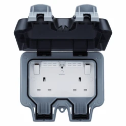 BG Storm Weatherproof Wi-Fi Double Socket WP22WR