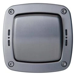 BG Weatherproof Stainless Steel 1G 2W Light Switch WPL12