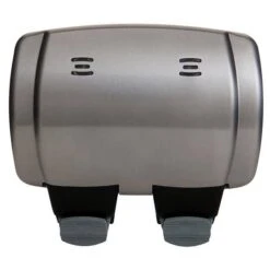 BG Weatherproof Stainless Steel Double Socket WPL22