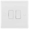 BG White Moulded 13A Switched Spur 850 -RS Electrical Supplies bg white moulded 13a switched spur 850