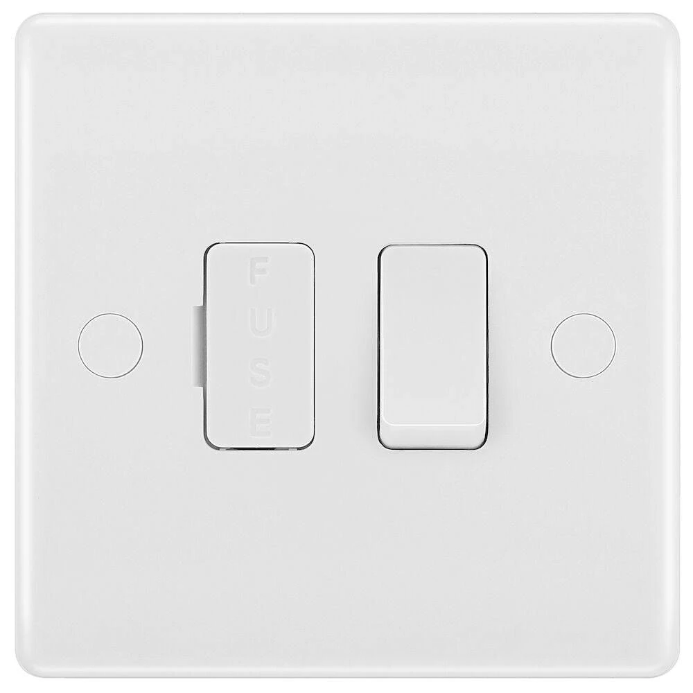 BG White Moulded 13A Switched Spur With Flex 851 3 BG White Moulded 13A Switched Spur With Flex 851