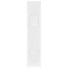 BG White Moulded 2G Architrave Switch 848 -RS Electrical Supplies bg white moulded 2g architrave switch 848