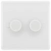 BG White Moulded 2G Dimmer Switch 882