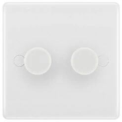 BG White Moulded 2G Dimmer Switch 882