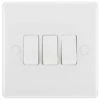 BG White Moulded 3G 2W Light Switch 843 1 BG White Moulded 3G 2W Light Switch 843 -RS Electrical Supplies bg white moulded 3g 2w light switch 843