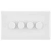 BG White Moulded 4G Dimmer Switch 884 -RS Electrical Supplies bg white moulded 4g dimmer switch 884
