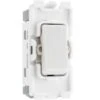 BG White Moulded PVC 20A Double Pole Grid Module R30