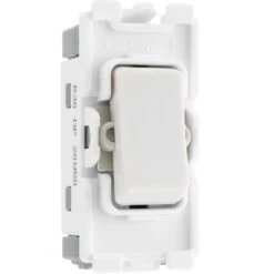 BG White Moulded PVC 20A Double Pole Grid Module R30