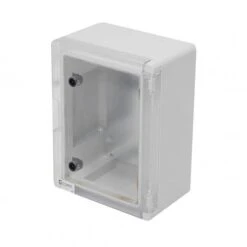 Insulated ABS Enclosure 330 X 250 X 130mm Clear Door PBE332513C