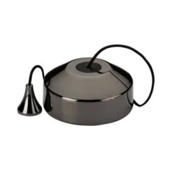 Knightsbridge 10AX 2 Way Pull Cord Switch Black Nickel 8300BN