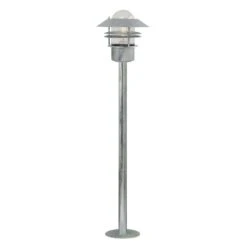 Nordlux Blokhus Galvanised Steel Garden Post Light 25078031
